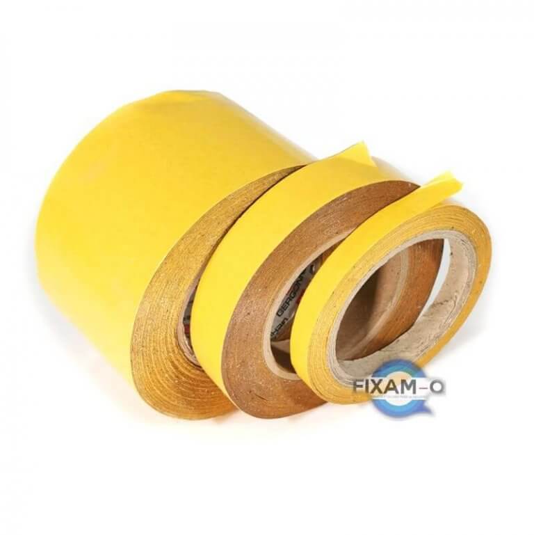 Cinta Doble cara Poliester liner amarillo