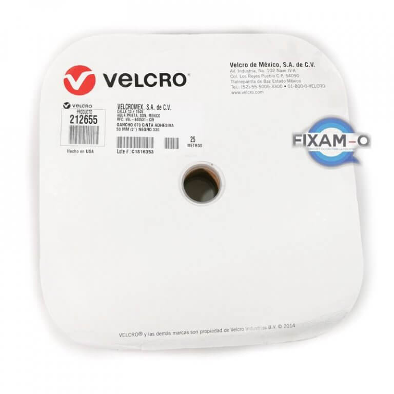 Velcro Gancho con Adhesivo 50 mm